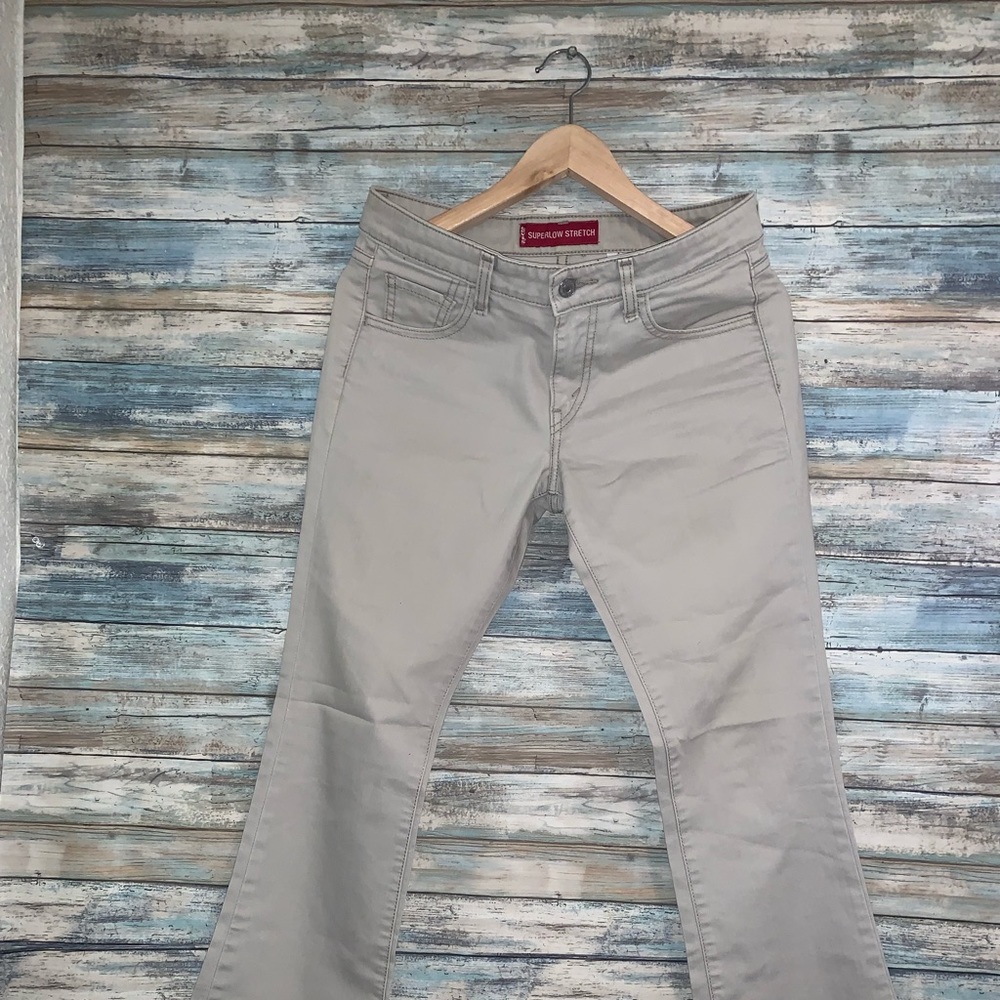 Levi’s super low boot cut Jeans